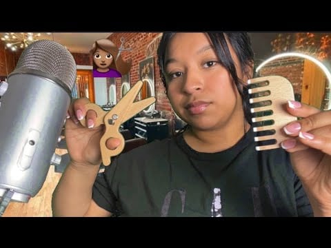 ASMR | you went to the CHEAPEST Hairstylist 💇🏾‍♀️✂️