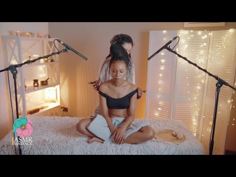 Relaxation-Inducing ASMR Massage with Gadgets