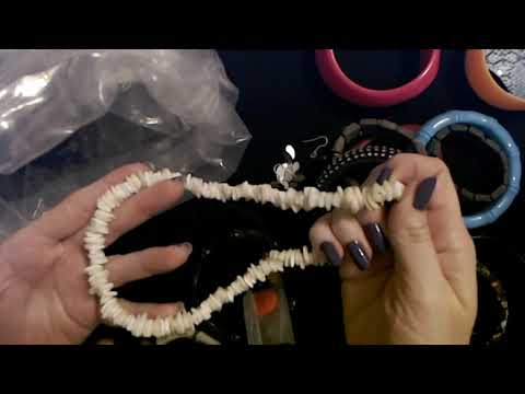 ASMR | Goodwill Jewelry Bag Show & Tell 11-9-2021 (Whisper)