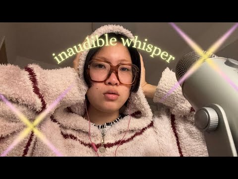 ASMR inaudible whisper for sleep