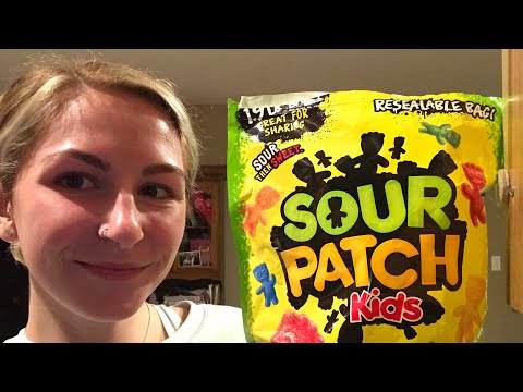 ASMR-  eating sour patch kids & talking to you