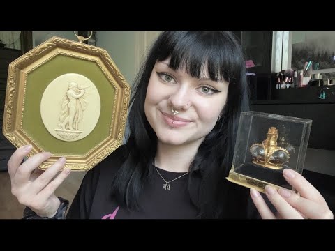 ASMR | Lofi Antique Haul 🗝️ tapping, tracing, scratching, etc.