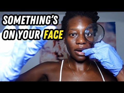 ASMR THERE’S SOMETHING ON YOUR FACE 👀 HOUSE CALL ROLEPLAY * I FORGOT MY COAT