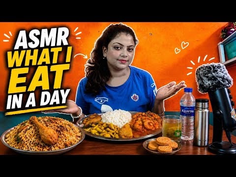 ASMR What I Eat In Day 😋