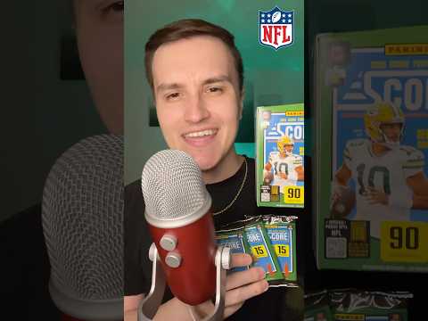 NFL FOOTBALL PACK OPENING 🏈 (ASMR) #shorts #football #asmr