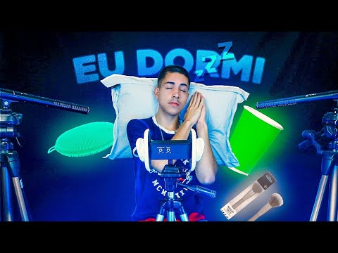 EU DORMI MUITO RÁPIDO FAZENDO MEU PRÓPRIO ASMR!!!