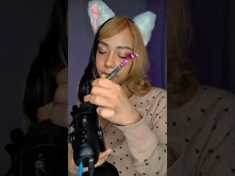 ASMR PINCEL NO MICROFONE, Mic BRUSHING #ASMR #tingles #relax