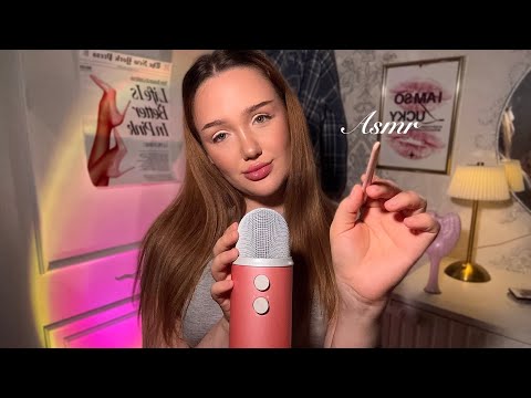асмр пойдем спать? ✨| липкий таппинг, нежный визуал 🦢