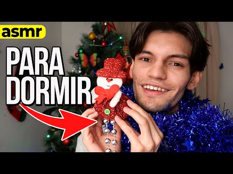 ASMR PARA DORMIR EN NAVIDAD + Mouth Sounds, Tapping - ASMR Español