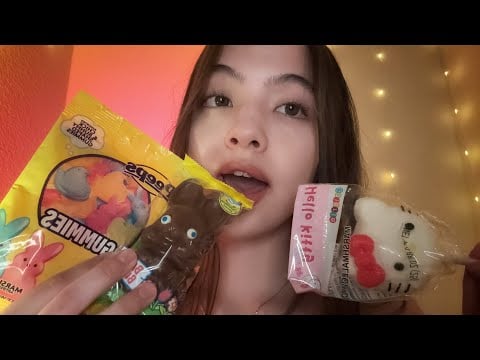 ASMR | Eating EASTER Candy! 🧡