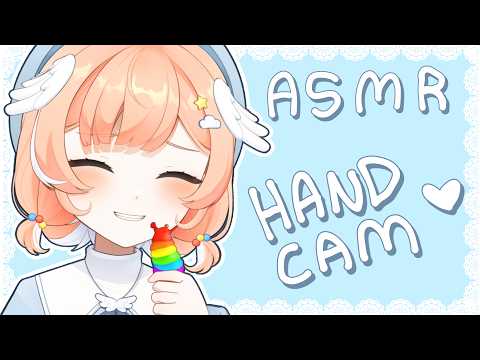 giving you lots of comfy sleepy tingles ASMR  ♡ Handcam  🌈🔪