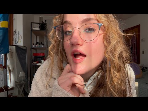 i’m running late bc i wanna talk to you!! ASMR personal attention grwm (easy eyeliner &life updates)