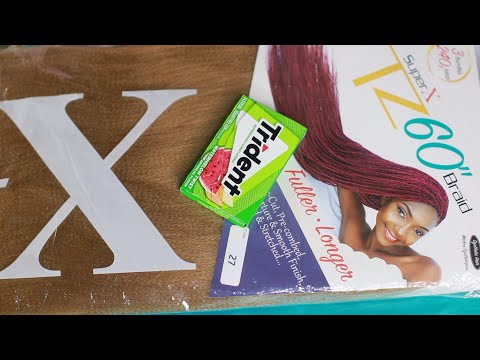 TZ60 Braiding Hair Sounds ASMR Chewing Gum