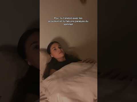 POV : TU FAIS UNE PARALYSIE DU SOMMEIL AVEC TES ÉCOUTEURS 💀 #humour #shorts #pov