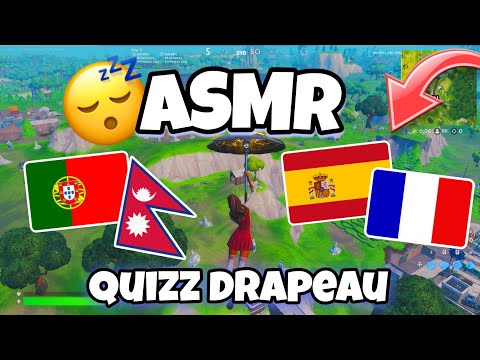 ASMR Français • CHUCHOTEMENTS PUISSANTS : QUIZZ DRAPEAU POUR TE RELAXER ! 😴