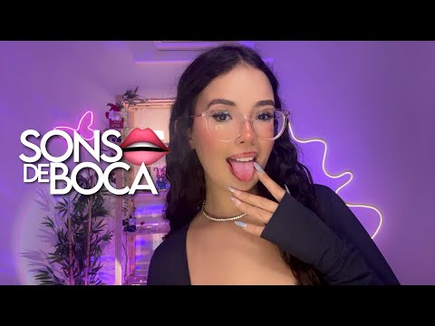 ASMR - 1H SONS DE BOCA e INAUDÍVEL SUPER RELAXANTE 👄🌨️ | mouth sounds 