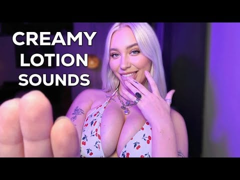 Moist and Wet Lotion Sounds💦 with Skin Scratching For Pure Relaxation