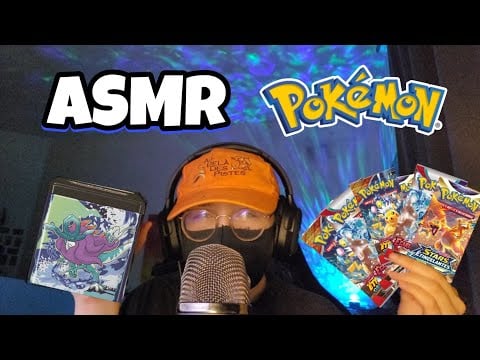 ASMR Français • OUVERTURE 8 BOOSTER POKEMON / nouvelle TIN CUBE et DUO PACK ! 😴💤