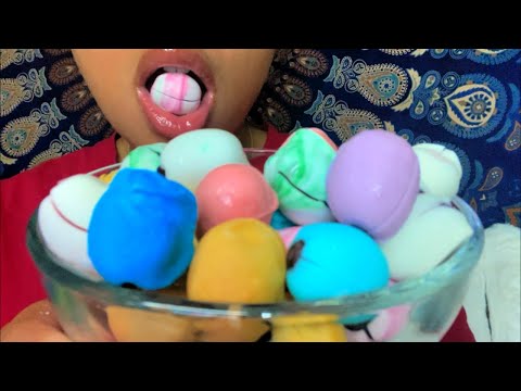 ASMR | Frozen Grapes 🍇 chocolate 🍫 💦