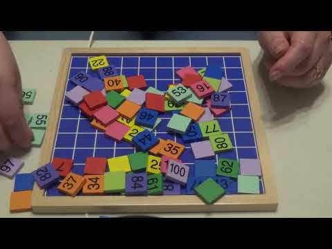 ASMR Counting to 100 on a WOOD BOARD