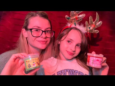 ASMR| Slime Advent Calendar with My Sister