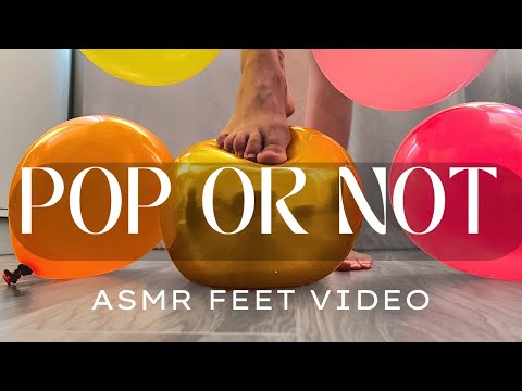 Trying to Pop Balloons with My Feet… Can I Do It? 💥