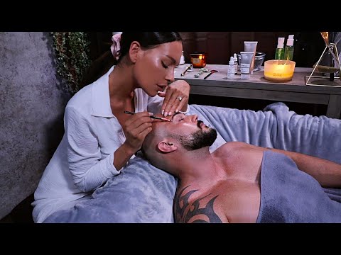 Real ASMR Treatment 💆🏻‍♂️ With @calmmoonasmr 🌹 Gentle Personal Attention