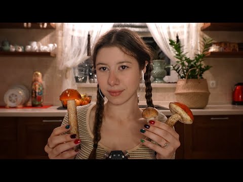 🍄ASMR Mushroom Sounds & Why Slavic people like Foraging them