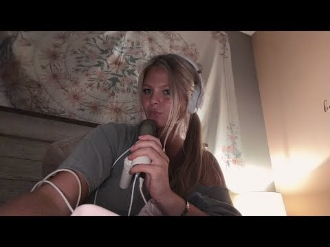 ASMR mouth sounds+ guess that word 