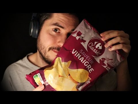 ASMR Je mange des chips au vinaigre