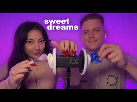 My fiancé tries ASMR
