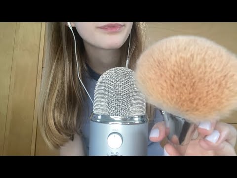 ASMR Face Brushing + Mental Health Talk 💕