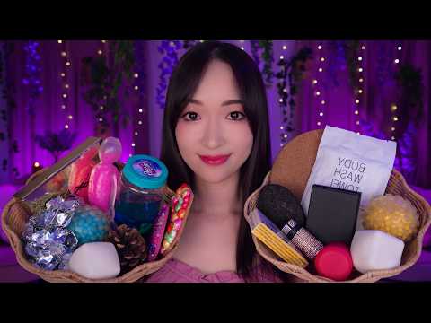 ASMR 1H ☁️ Un trigger toutes les 3min (20 triggers)🌙 NO TALKING