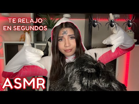 ASMR ESPAÑOL / CORTE DE CABELLO  Y TE QUITO lo que TIENES ALGO EN TU CARITA / eres SPIDERMAN