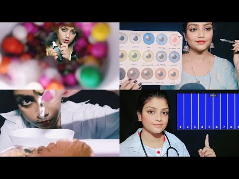 ASMR 5 Roleplay In 42 Minutes | Ear Test, Fixing Your Eye, Dentist, Eye Exam,Adhd Test |