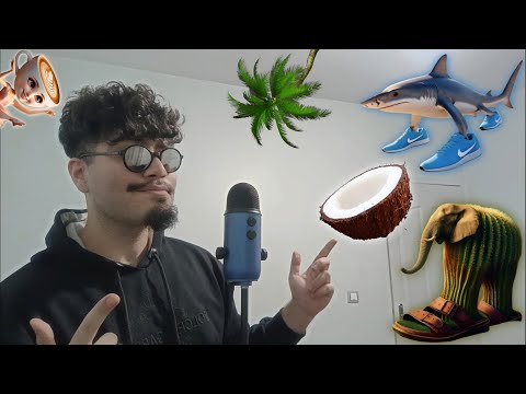 ASMR Coconut Coconut Tralalero Tralala🦈🥥for Sleep & Relaxation