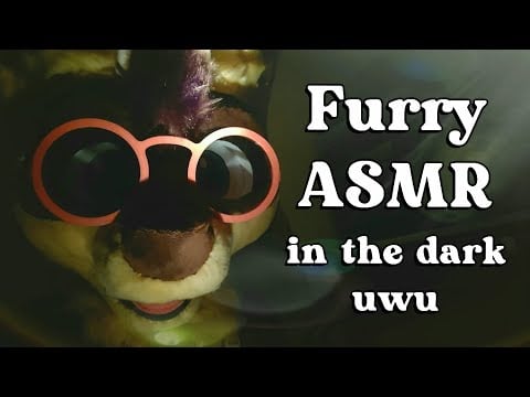 Furry ASMR | Soft sounds in the dark! (sniffing, kissing, purring, light therapy + bell sounds)