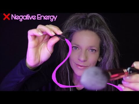 ASMR | Plucking Your Negative Energy & Brushing Your Stress Away| Personal Attention