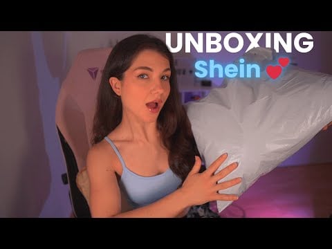 ASMR Unboxing de Shein 💕 | Ropa, Susurros, Sonidos y Texturas Suaves para Relajarte | Lonixy ASMR