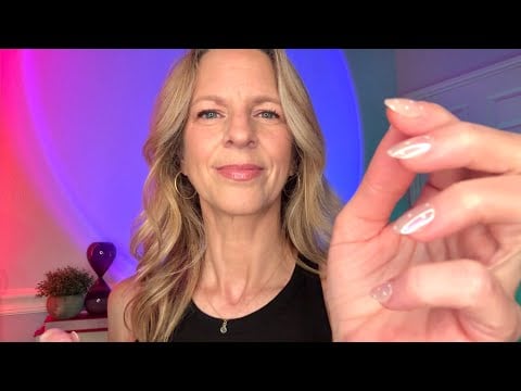 ASMR Face Massage for Relaxation |  Light Therapy Skin Treatment