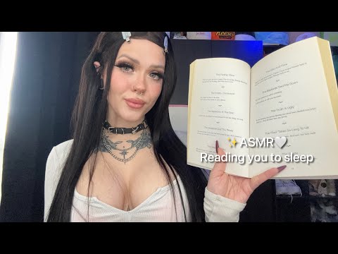 🕊 Soft Spoken ASMR | Reading you to sleep 💤