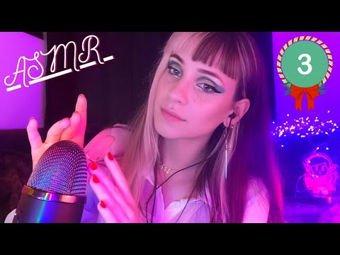 ⭐CALENDRIER DE L'AVENT ASMR ⭐️ JOUR 3 🎁  : Je te tire les cartes ❤️ Chuchotement / Tapping ❤️