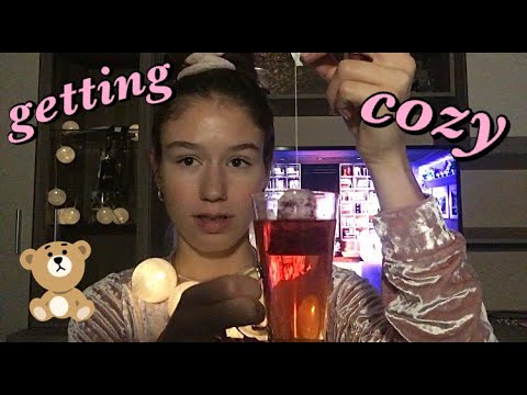 cozy evening ASMR while it's rainy outside 🌨