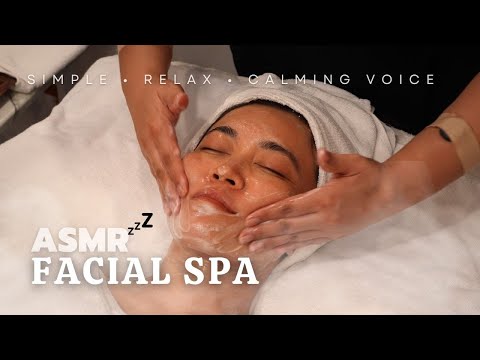 ASMR Thai Spa Facial for Unwind and Fall Asleep (Calming voiceover)