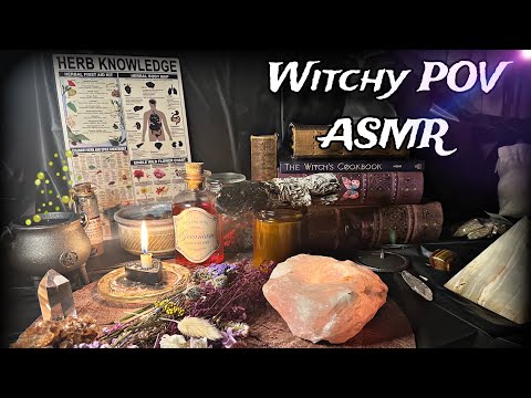 You’re a Powerful Witch! 🧙| POV ASMR | Fire crackles, tapping, incantations…