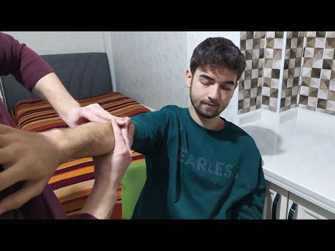 ASMR MASSAGE - Relaxing BACK MASSAGE - PERFECT NECK MASSAGE