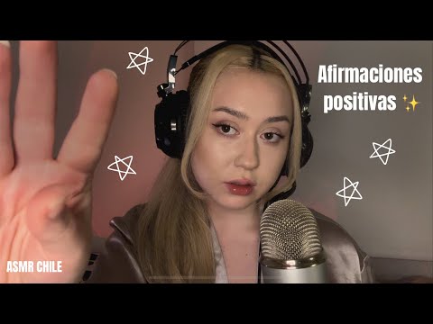 asmr repitiendo afirmaciones positivas +scratching + mouth sounds ✨ asmr  chile