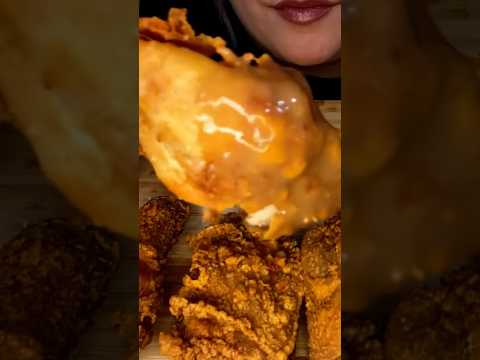 Eating Fried Chicken #asmr #chicken #food