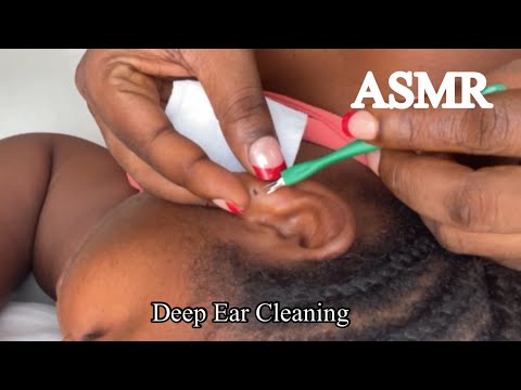ASMR✨ OUTDOOR SATISFYING DEEP EAR CLEANING PLUS GUM SOUNDS