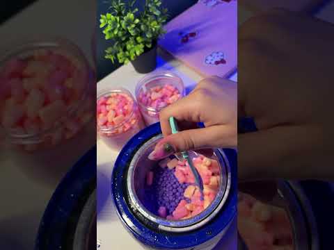 ASMR wax melting #asmr #tingles #visualtingle #asmrvideos #mouthwhisper #asmrtriggers